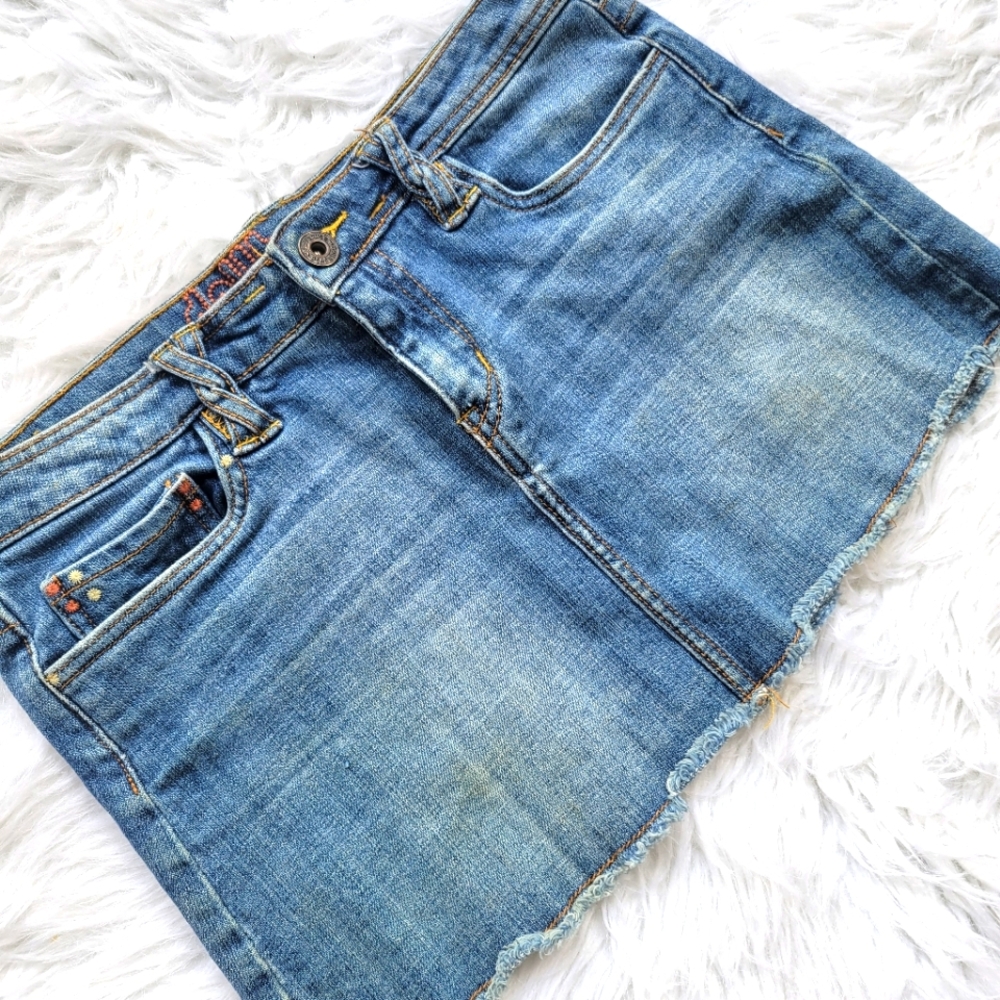 DOLLHOUSE Denim Mini Skirt